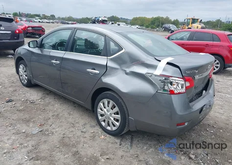 2015 Nissan Sentra S from USA, damaged, VIN 3N1AB7AP1FY360639